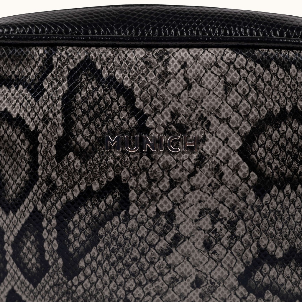 Bandolera Camera Bag con Estampado Animal y Acabado Metalizado BLOCK FUN BLACK LIZARD CROSSBODY CAMERA (4)