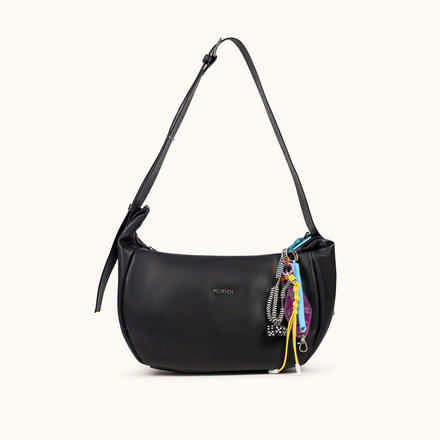 Bolso Hobo Verde Agua con Asa Ajustable y Charms CHARMS HOBO AQUA (7)