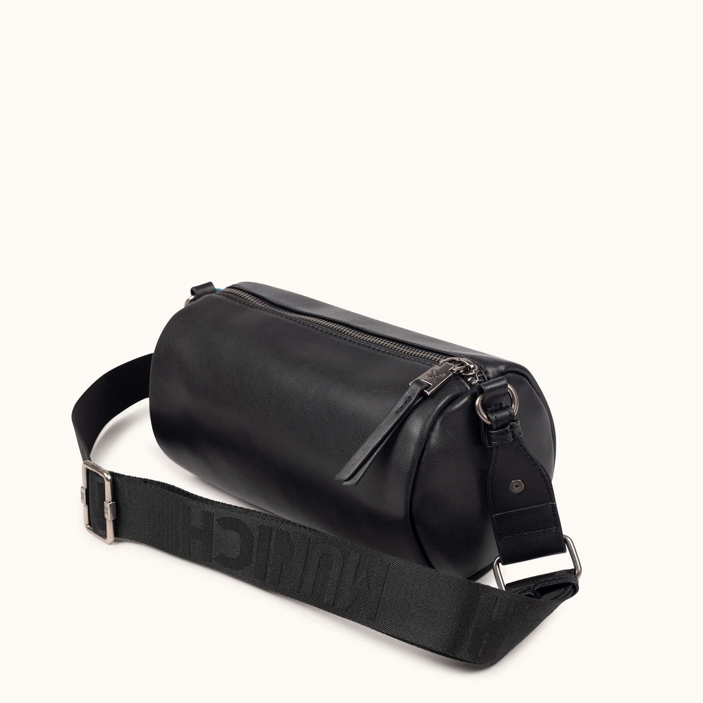 Bandolera Estilo Barrel con Charms y Asa en Cuerda CHARMS CROSSBODY BARREL BLACK (3)