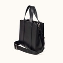 Bolso Crossbody Tote Negro con Charms y Doble Asa CHARMS CROSSBODY TOTE BLACK (3)