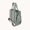 Bolso Crossbody Tote Crema con Charms y Bandolera Logotipada CHARMS CROSSBODY TOTE CREAM (10)
