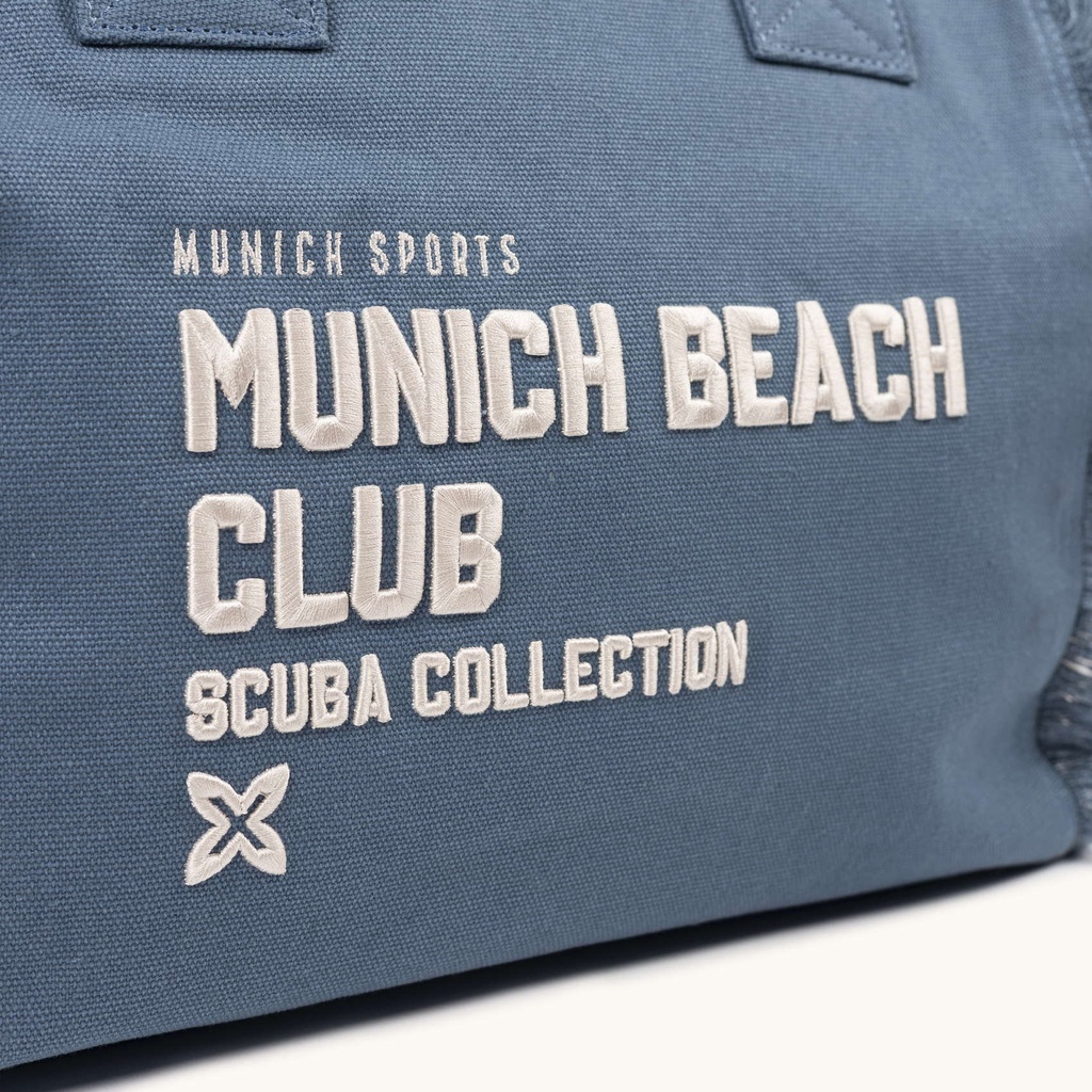 Bolso Shopper Denim de Algodón Reciclado con Flecos SCUBA DENIM SHOPPER (4)