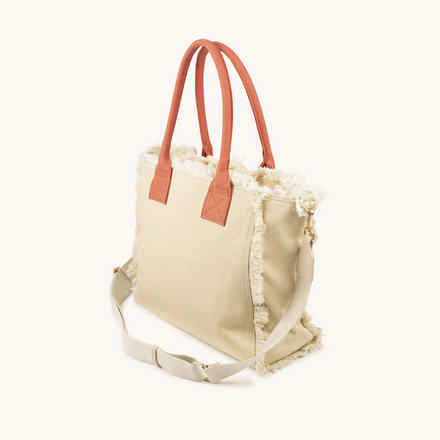 Bolso Shopper Denim de Algodón Reciclado con Flecos SCUBA DENIM SHOPPER (10)