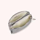 Bolso Bandolera Doble Metalizado en Poliamida Reciclada DEEP RECYCLED CROSSBODY DOUBLE PLATA (5)