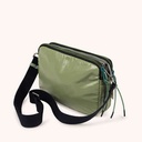 Bolso Bandolera Doble Metalizado en Poliamida Reciclada DEEP RECYCLED CROSSBODY DOUBLE PLATA (8)