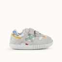 MUNICH BABY GOAL 1627 Zapatilla Infantil con Doble Velcro y Estampado Corazones (1)