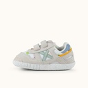 MUNICH BABY GOAL 1627 Zapatilla Infantil con Doble Velcro y Estampado Corazones (4)