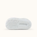MUNICH BABY GOAL 1630 Zapatilla de BebÃ© Blanca con Detalles en Negro y Amarillo (5)