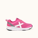 MUNICH FUN KID 10 Zapatilla Deportiva Infantil Rosa con Detalles Blancos (1)