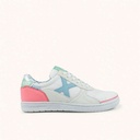 MUNICH G-3 KID 461 Zapatilla de FÃºtbol Sala Infantil Blanca con Detalles Pastel (1)