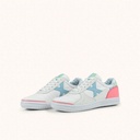 MUNICH G-3 KID 461 Zapatilla de FÃºtbol Sala Infantil Blanca con Detalles Pastel (6)