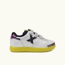 MUNICH G-3 KID VCO 453 Zapatillas Infantiles de FÃºtbol Sala Plateadas con Triple Velcro (1)
