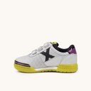 MUNICH G-3 KID VCO 453 Zapatillas Infantiles de FÃºtbol Sala Plateadas con Triple Velcro (4)