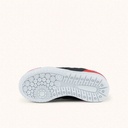 MUNICH G-3 KID VCO 458 Zapatillas Infantiles de FÃºtbol Sala Negras con TalÃ³n Rojo y Triple Velcro (5)