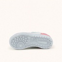 MUNICH G-3 KID VCO 461 Zapatillas Infantiles de FÃºtbol Sala Blancas con Detalles Rosa y Celeste con Triple Velcro (5)