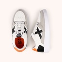MUNICH LEGIT KID 25 Zapatilla Infantil Multimaterial en Blanco, Gris y Naranja (7)