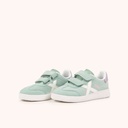 MUNICH MINI BARRU VCO 17 Zapatillas Infantiles Verde Agua con Velcro y Detalles Lila (6)