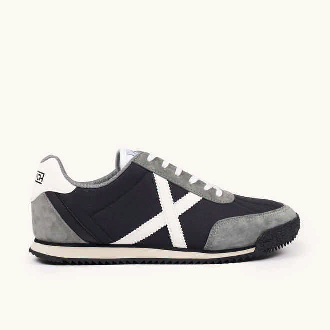 MUNICH RIBER 15 Zapatillas clasicas y planas Negro Gris y Blanco (1)