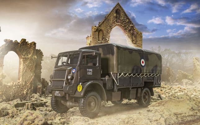 Bedford QLD 4X4 General Service Cargo Truck - RAF (1)