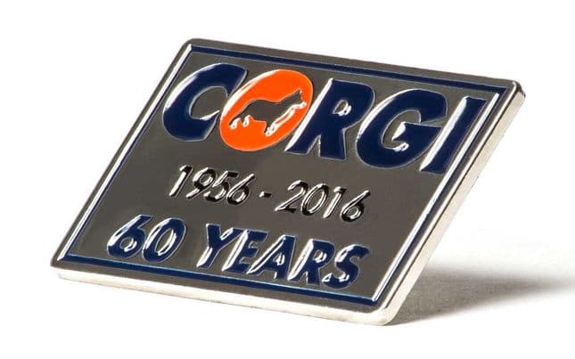 Corgi 60th Anniversary Commemorative Pin Badge (1)