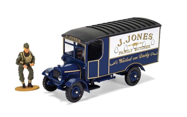 Dad‚Äôs Army J. Jones Thornycroft Van & Mr Jones Figurine (1)