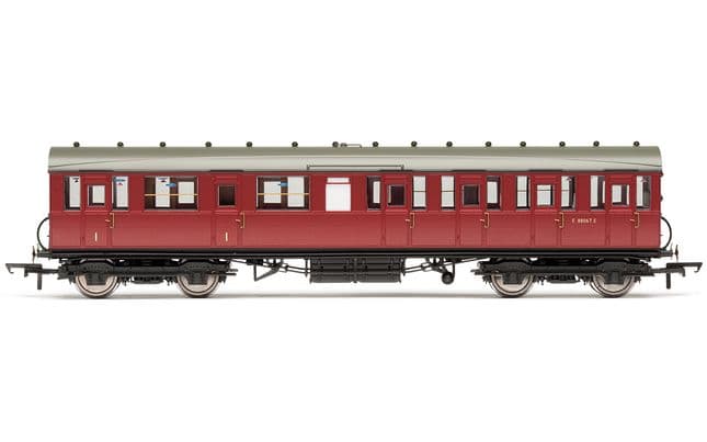 BR, 51' Gresley Non-Vestibuled Suburban Composite, E88067E- Era 5 (1)
