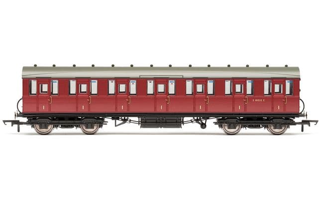 BR, 51' Gresley Non-Vestibuled Suburban First, E81032E- Era 5 (1)