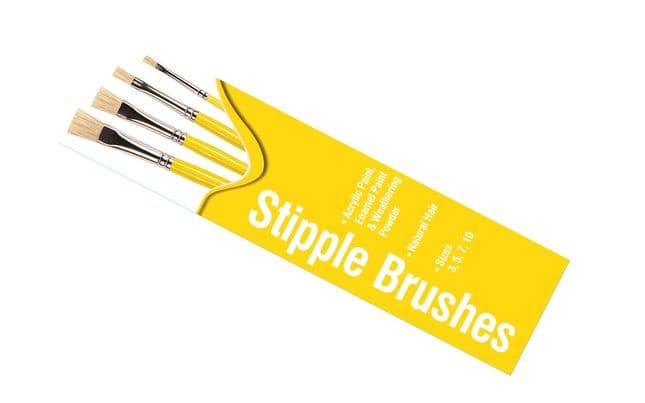 Stipple Brush Pack - (Sizes: 3/5/7/10) (2)