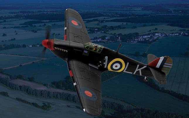 Hawker Hurricane Mk.I - RAF No.87 Sqn - Sqn Ldr. Ian Richard 'Widge' Gleed (1)