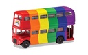 London Bus Rainbow (1)