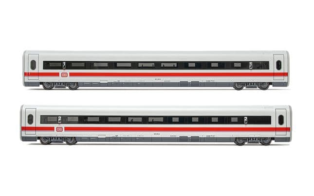 DB, set di 2 carrozze aggiuntive ICE 1 BR 401, livrea bianca/rossa, composto da 1 carrozza di 1a classe e 1 carrozza di 2a classe, ep. IV-V (1)