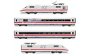DB AG, ICE 1, Tz 186 "Chur" con pantografi svizzeri aggiuntivi, set base di 4 elementi (unità di testa motrice + folle, carrozza di servizio + 2ª classe), “Bock auf Graubünden” (1)