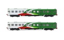 FER, set di 2 automotrici diesel ALn 668 serie 1000, livrea FER, motorizzata + folle, ep. V-VI (1)