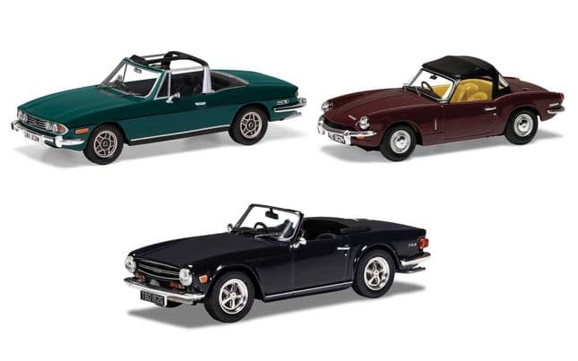 Sporting Triumph collection. Stag, Spitfire TR6 (2)