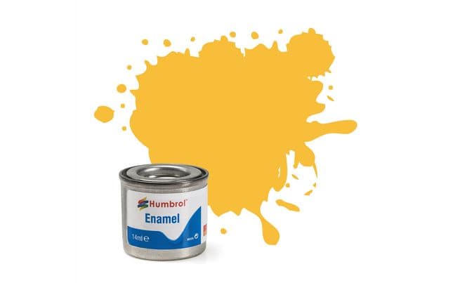 Enamel Paint: 24 - Trainer Yellow - Matt - (14ml) (1)