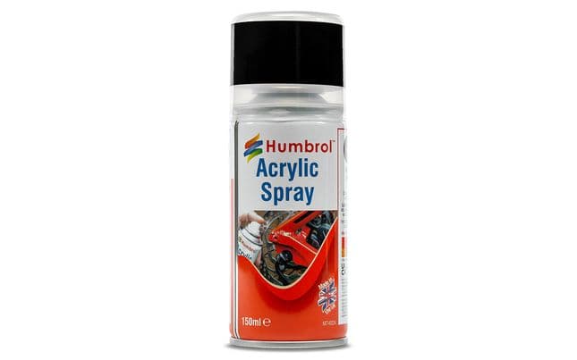 Acrylic Spray: 33 - Black - Matt - (150ml) (1)