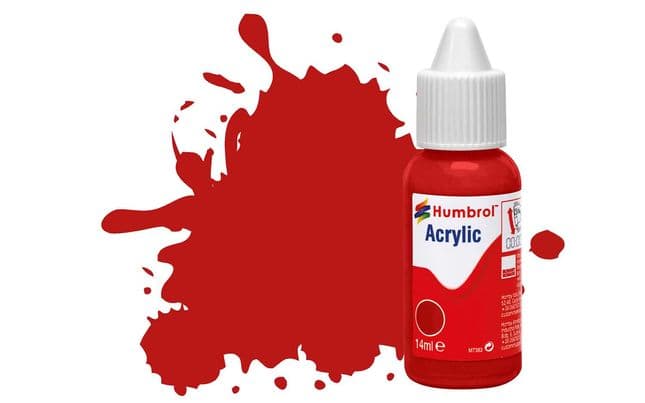 Acrylic Paint: 60 - Scarlet - Matt - (14ml) (1)