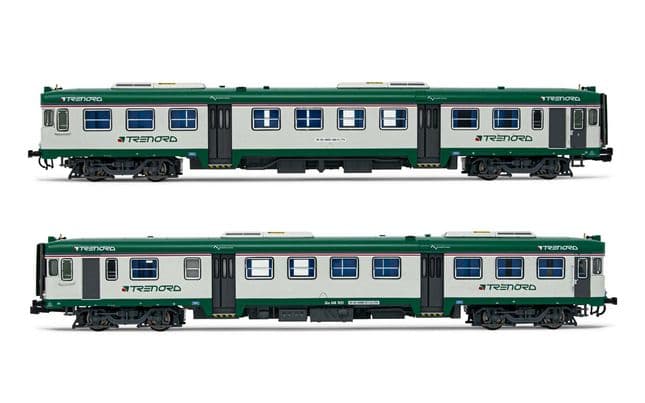 Trenord, set di 2 automotrici diesel ALn 668 serie 1000, vetri piani, ep. VI (1)