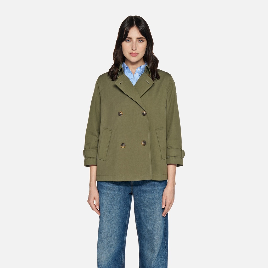 LAMPEDUSA MUJER - Gabardina corta (2)
