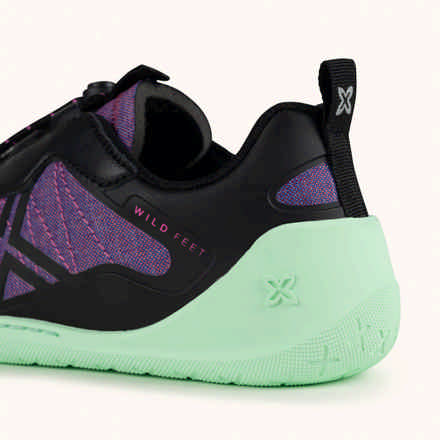 MUNICH FREESTEP 05 Salmon and mauve Wild Feet "Barefoot" sneakers with wide toe box (9)