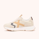 MUNICH MAMBA 04 High-volume and contemporary aesthetic sneakers Beige, Ochre and Animal Print (4)
