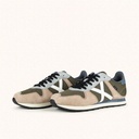 MUNICH MASSANA CLASSIC MAN 617 Retro Running Sneakers Khaki and Sand with White and Blue details (6)