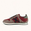 MUNICH MASSANA CLASSIC MAN 621 Retro Running Sneakers Maroon and Brown with Green and Black details (4)