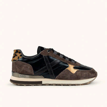 MUNICH SUNSET WMN 68 Sneakers with a futuristic design Black, Brown and Animal Print (2)