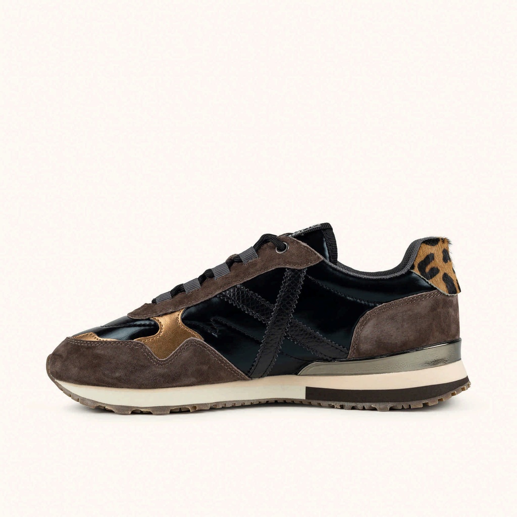 MUNICH SUNSET WMN 68 Sneakers with a futuristic design Black, Brown and Animal Print (4)