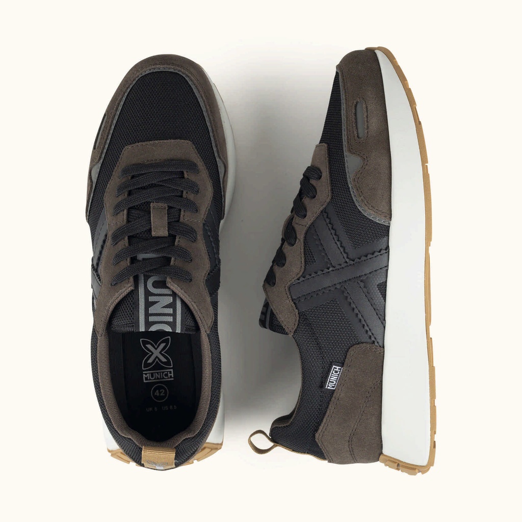 MUNICH XEMINE 110 Urban sports sneakers in Black and Brown (7)