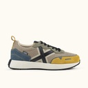 MUNICH XEMINE 113 Urban sports sneakers in Beige, Grey and Mustard (2)