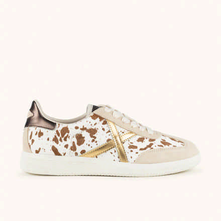 MUNICH BARRU 243 Sneakers of urban style Beige, Gold and Brown (2)