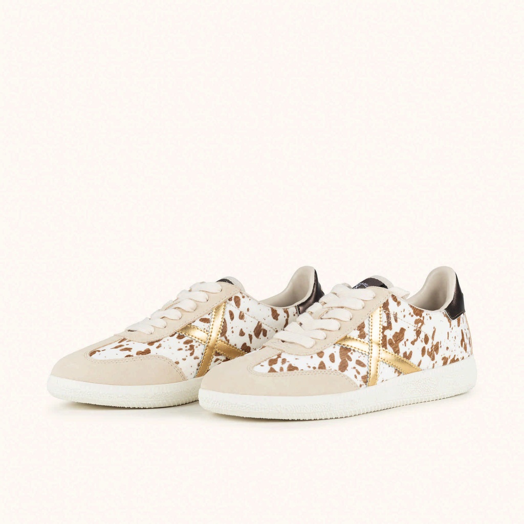 MUNICH BARRU 243 Sneakers of urban style Beige, Gold and Brown (6)