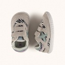 MUNICH BABY GOAL W 33 Kids Barefoot classic and flat sneakers Beige with Animal Print and Velcro (7)
